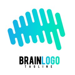 brain vector logo