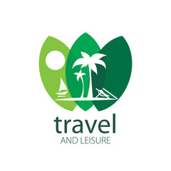 Fototapeta premium Vector logo travel