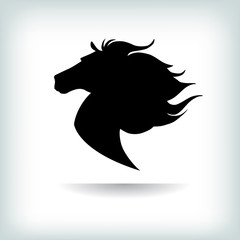 Horse Logo Template. Vector illustration