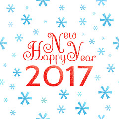 Fototapeta na wymiar 2017 Happy New Year background