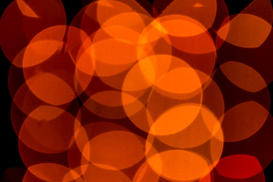 Fototapeta Bokeh or Bokah round shaped from long zoom lens