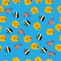 Obraz premium illustration of Volitan Lionfish