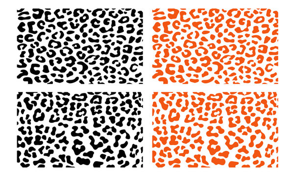 Simple Leopard Cheetah Jaguar Wildlife Vector Skin Pattern
