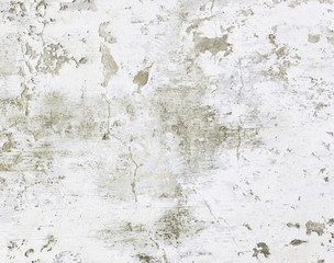 Grunge background. Old concrete wall c peeling paint.
