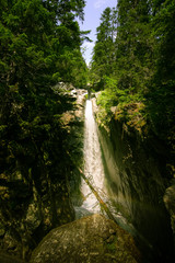 A beautiful mountain river landscape in Tatry, Slovakia