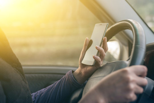 Driver With A Cell Phone