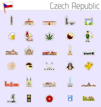 Icons of Czech Republic