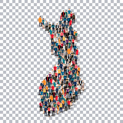people map country Finland vector