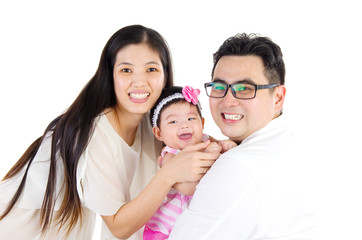 Fototapeta premium asian family