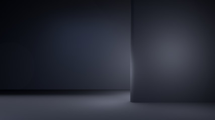 Stylish luxury black abstract background with interior architect