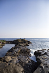 View of Enoshima Island From the Observation Deck at Samuel cocking garden - Kamakura, Japan