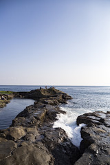 View of Enoshima Island From the Observation Deck at Samuel cocking garden - Kamakura, Japan