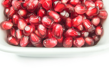 Juicy pomegranate fruit