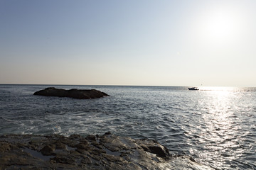 View of Enoshima Island From the Observation Deck at Samuel cocking garden - Kamakura, Japan