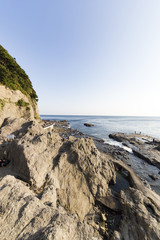 View of Enoshima Island From the Observation Deck at Samuel cocking garden - Kamakura, Japan