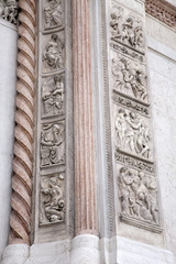 Cathedral Church Building Facade, Piazza Maggiore Square; Bologn