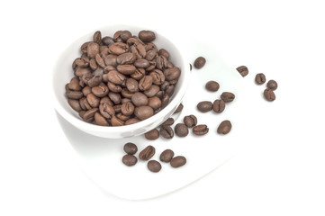 Brazilian coffee isolated on a white background cutout
