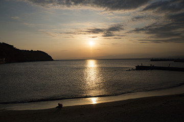 View of Enoshima Island From the Observation Deck at Samuel cocking garden - Kamakura, Japan