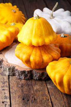 Yellow pattypan squash