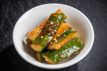 きゅうりのキムチ　The kimchi that a Korean pickle is delicious
