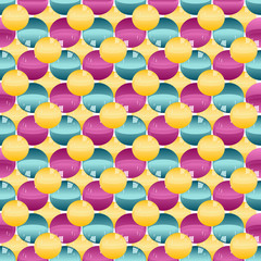 Colorful pattern with lot of gumballs mixed colors.