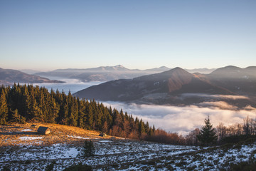 Amazing Morning Mountain Landscape