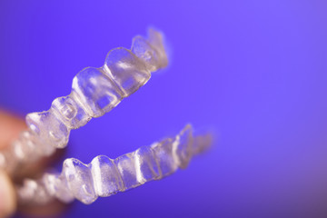 Dental orthodontic invisible teeth correction