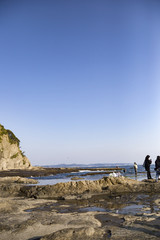 View of Enoshima Island From the Observation Deck at Samuel cocking garden - Kamakura, Japan