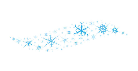 BLUE VECTOR SNOWFLAKE ORNAMENT © HowLettery Studio
