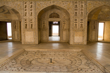 Obraz premium UNESCO world heritage list red fort Agra india 