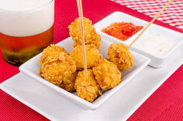 Chicken croquette tapa