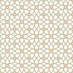 Abstract geometry gold ornament deco art pattern