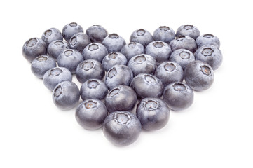 Blue berry isolated on a white background cutout