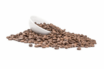 Brazilian coffee isolated on a white background cutout
