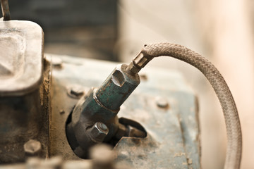 Diesel engine parts. Oil Pipe.