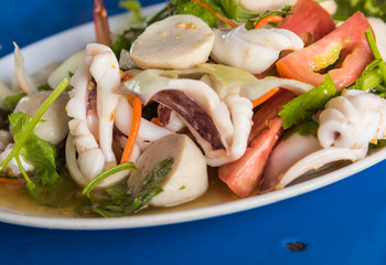 Thai Seafood Salad and Spices