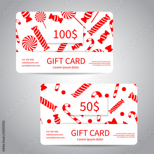 &quot;Merry Christmas gift card&quot; Stock image and royalty-free vector files