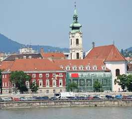 Obraz premium Old church in Budapest, Hungary