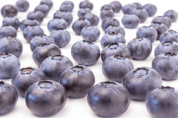Fresh blueberry isolated on a white background cutout