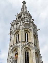 Fototapeta na wymiar Tower of the Matthias church, Budapest