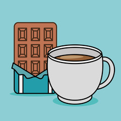 delicious breakfast ingredients icons vector illustration design
