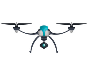 drone technology service icon vector illustration design
