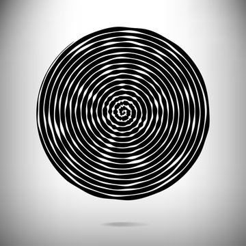 Abstract spiral texture