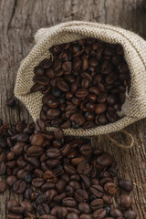 Coffee beans in bag