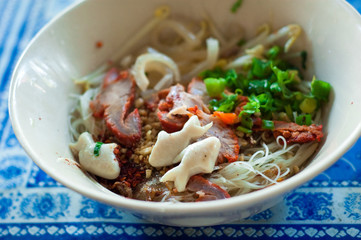 Noodle with Pork and Fishball