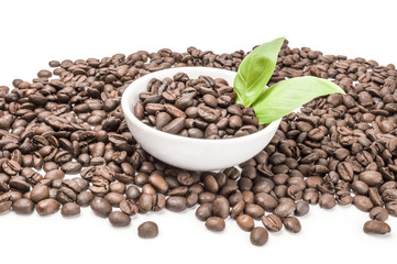 Coffee isolated on a white background cutout