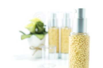 Moisturizing serum for face and body care concept