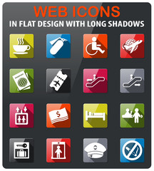airport icon set