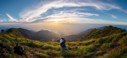 Fototapeta premium Mountain evening