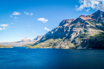 Fototapeta premium St. Mary Lake - Glacier National Park